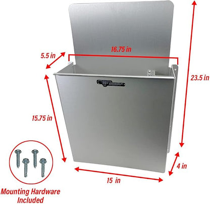 Pit Posse PP3351 Aluminum Wall Mount Floor Jack Holder Pouch Stabilizer - Image 5