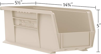 Akro-Mils 30234 AkroBins Plastic Storage Bins, Space-Saving Stackable Bins - Image 4