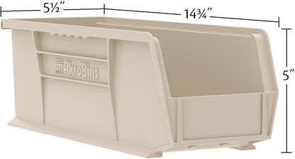 Akro-Mils 30234 AkroBins Plastic Storage Bins, Space-Saving Stackable Bins - Image 3