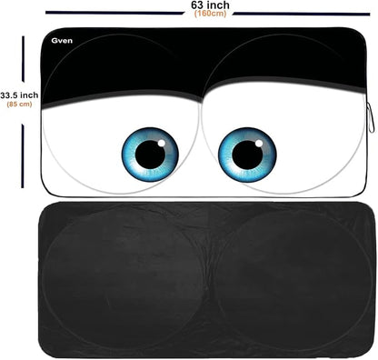 Gven- The Original Car Eyes Windshield Sun Shade 2025 Windshield Cover - Image 2