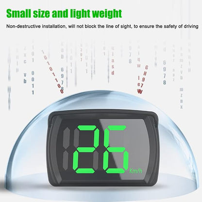 Shkalacar Car HUD Headup Display KM/H MPH GPS Digital Speedometer - Image 4