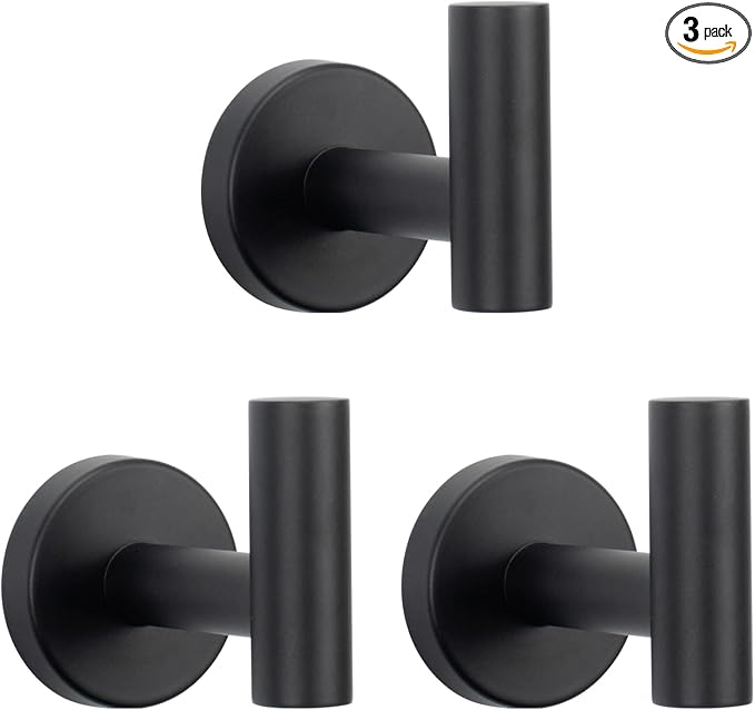 NearMoon Bath Towel Hooks- SUS 304 Stainless Steel Robe Hook Holder, Heavy Duty by NearMoon
