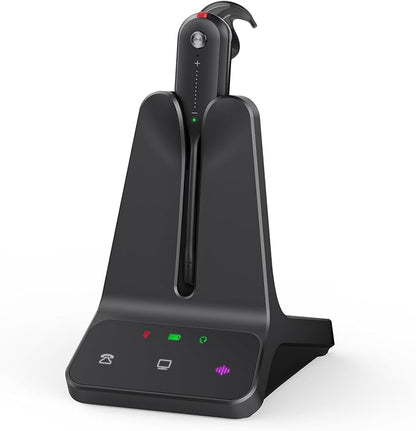 Yealink DECT Wireless Headset WH63 E2 UC, Single Ear Convertible Office Headset by RedefineYourWorkplace
