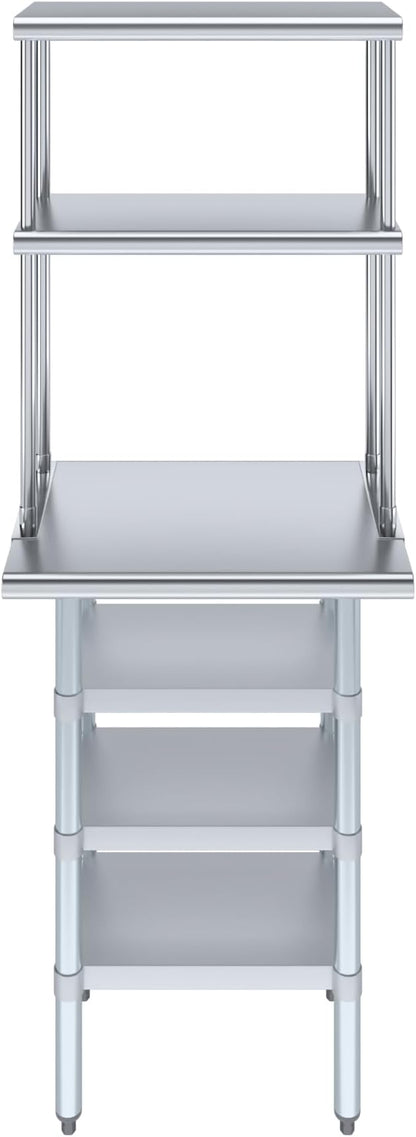 Amgood 18" x 24" Stainless Steel Work Table - Image 2
