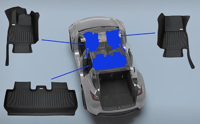 Extreme Coverage Floor Mats for Tesla Model Y – Full 360° Cabin Protection - Image 8