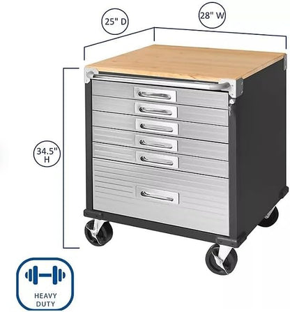 Heavy Duty Rolling Storage Cabinet - Image 3