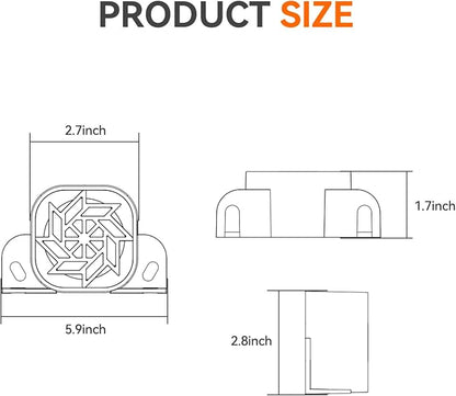 760 Back-up Alarm 12V-48V 110dB IP67 Waterproof Dust-Proof Reversing Warning - Image 2