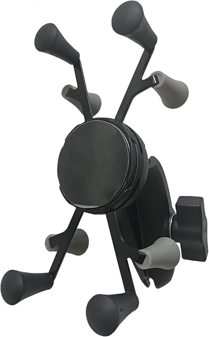Strg Phone Holder with Composite Double Socket Arm Compatible with RAM B Size by Strg