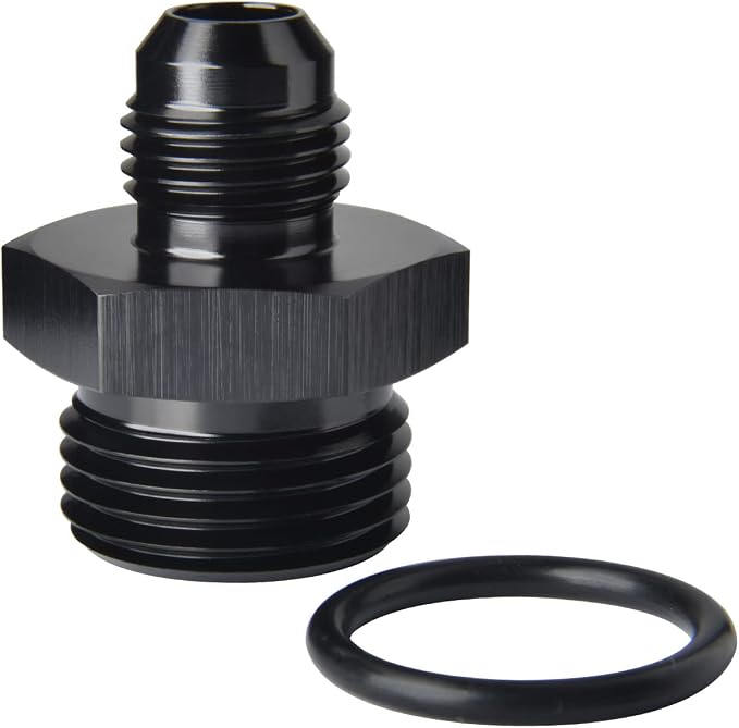 8AN Male Flare to 12AN 12 ORB O-ring Boss Fuel Rail Adapter Fitting Aluminum by Podavelle