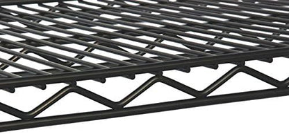 Omega 18" Deep x 18" Wide x 63" High 3 Tier Black Starter Shelving Unit - Image 2