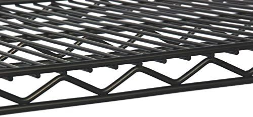Omega 14" Deep x 72" Wide x 54" High 3 Tier Black Starter Shelving Unit - Image 2