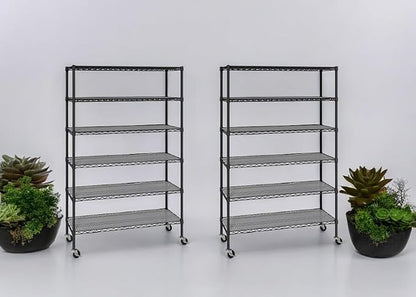 Organize in Style with The Members Mark 6-Tier NSF Heavy Duty Wire Shelving - Image 4