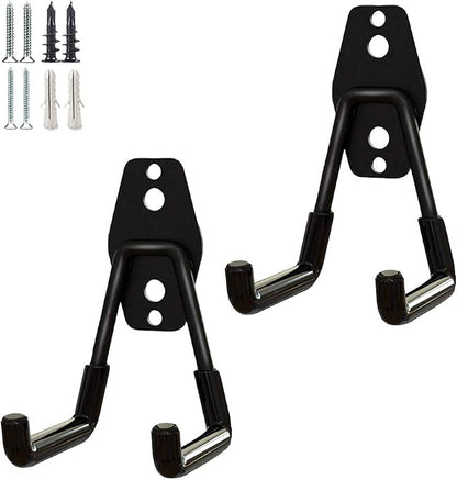 2 Pack Garage Storage Utility Hooks，Garage Garden Tool Organizer，Steel Wall by GeeWatom