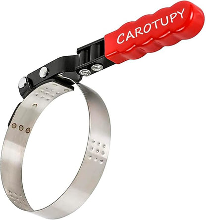 Medium Oil Filter Wrench, Oil Filter Removal Tool Adjustable from 3-5/6" to by CAROTUPY