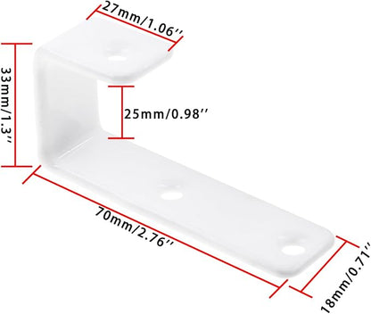 Bunk Bed Ladder Hooks Brackets, Iron Bed Ladder Hook, PVC Coated Angled Ladder - Image 2