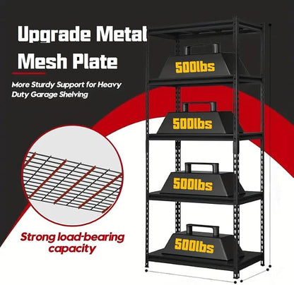 5 Tire Storage Shelving Heavy Duty Garage Shelves 2000LBS Load Bearing - Image 5