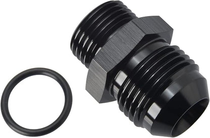 12AN Male Flare to 10AN ORB O-ring Boss Fuel Pump Rail Adapter Fitting Aluminum - Image 3