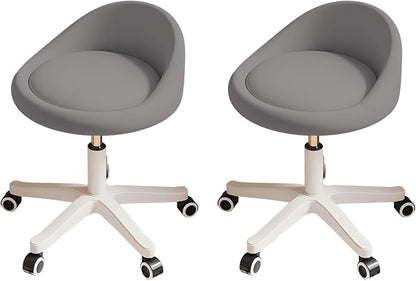 Rolling Stool Set of 2 Rolling Hydraulic Salon Stool by Walktory