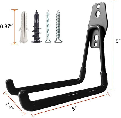 Garage Storage Utility Hooks，Garage Garden Tool Organizer，Steel Wall Mount Hooks - Image 2