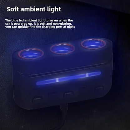 3 - in - 1 Cigarette Lighter Adapter - Image 7