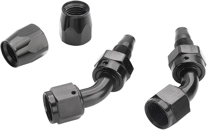 LokoCar 8AN Hose End Fitting 45 Degree Swivel - Image 8