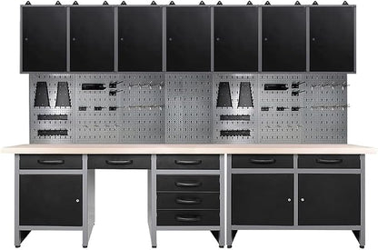 JZD Metal Storage Cabinet Organizer Set System, by JZD