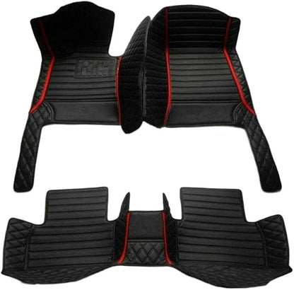 Custom Colors Car Floor Mats Black Pink by Unknown