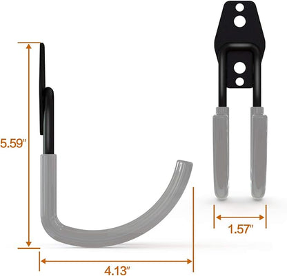 Garage Storage Utility Hooks，Garage Garden Tool Organizer，Steel Wall Mount Hooks - Image 3