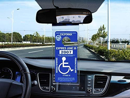 Handicap Parking Placard Holder, Ultra Transparent Disabled Permit Protective - Image 3