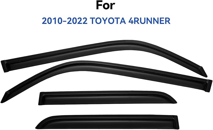 Window Visors Rain Guards for 2010-2024 Toyota 4Runner, Out-Channel Window Vent - Image 2