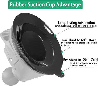 Strg Phone Mount with Twist-Lock Suction Cup Base, Universal Phone Holder - Image 4