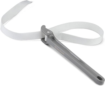 DURATECH Strap Wrench 12" Handle, Adjustable Nylon Strap Pipe Wrenches by DURATECH