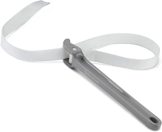 DURATECH Strap Wrench 12" Handle, Adjustable Nylon Strap Pipe Wrenches by DURATECH