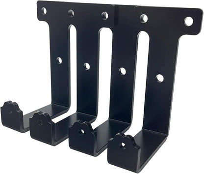 4 PCS black heavy duty metal flat j hooks - Image 7