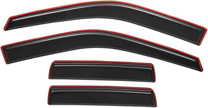 Lightronic Extra Durable Clip-on in-Channel Auto Vent Window Visor, Fits by Lightronic