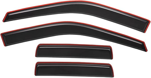 Lightronic Extra Durable Clip-on in-Channel Auto Vent Window Visor, Fits by Lightronic
