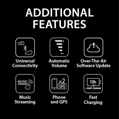 Cardo Systems FREECOM 4X Motorcycle 4-Way Helmet Bluetooth Communication System - Image 6