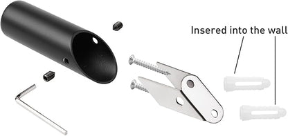 NINETREX Black Wall Hooks Matte Black Towel Hook Modern Robe Hooks SUS 304 - Image 4