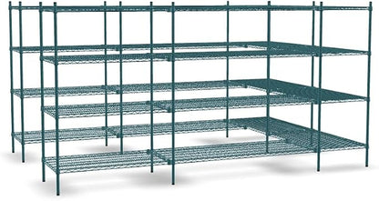 NSF 7' x 11' Walk-in 4-Tier Shelving Unit Kit - Image 2