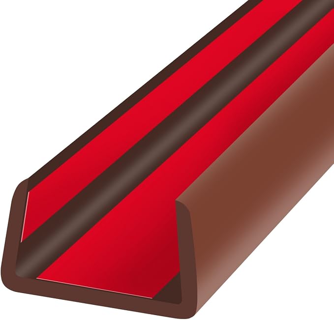 Rubber Edge Trim, Flexible Self Adhesive U Shaped Edge Banding, Edge Guards by YANRUIPRO