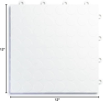 Big Floors RaceDeck CircleTrac, Interlocking Non-Slip Garage Flooring Tile - Image 6