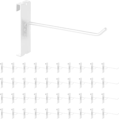 40Pcs 6" Gridwall Display Hooks Assortment Set, Wire Diameter 5mm/ 0.2” by Yauhar