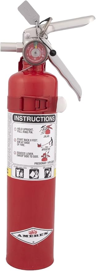 Amerex B417T ABC Dry Chemical Fire Extinguisher – 2.5 lb Rechargeable by Amerex