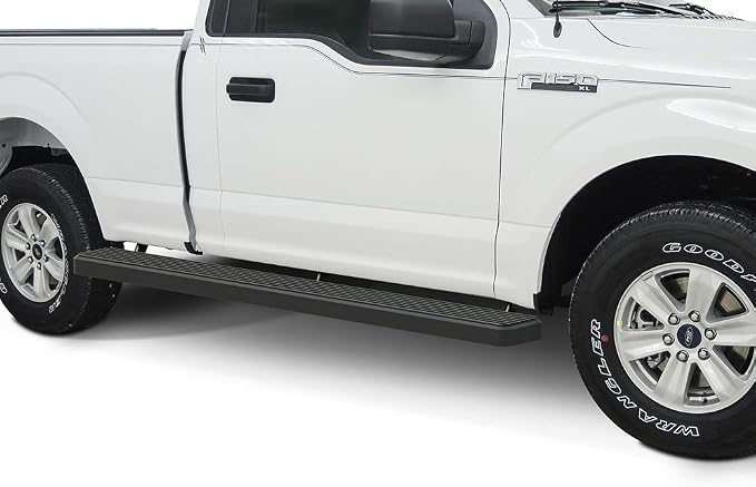 APS Running Boards 6-inch Black Compatible by APS