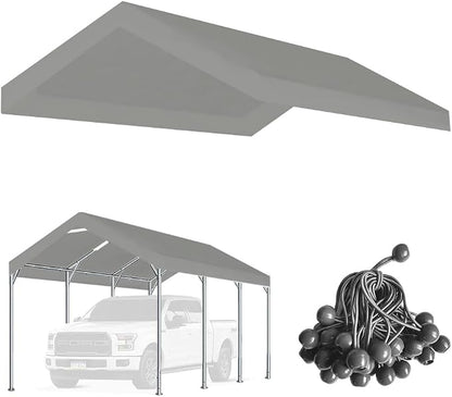 10'x20' Upgraded Carport Replacement Top Canopy Cover by Vanteriam
