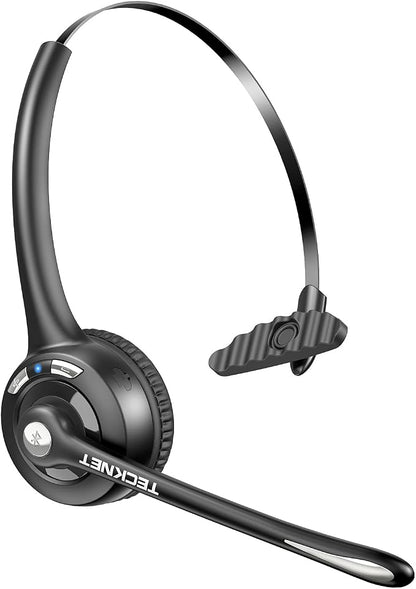 TECKNET Bluetooth Headphones Over Ear, 65 Hours Playtime and 3 EQ Modes by Tecknet