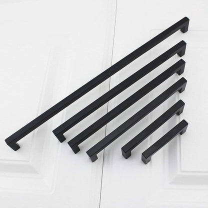 goldenwarm 60 Pack 6-1/4INCH Black Square Bar Cabinet Pull Drawer Handle - Image 8