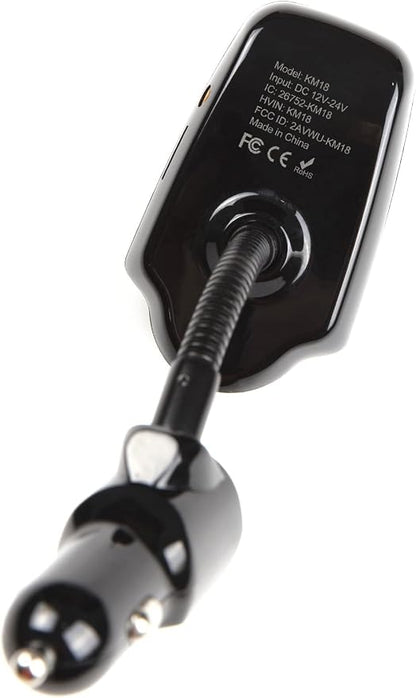 Nulaxy Bluetooth Car FM Transmitter Audio Adapter Receiver Wireless Handsfree - Image 9