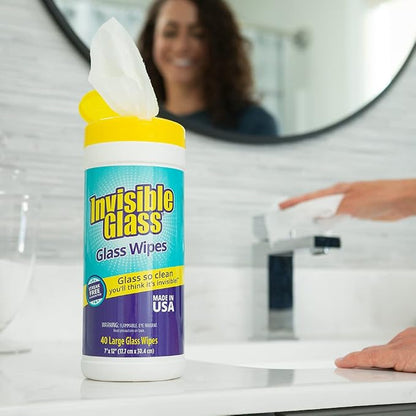 Invisible Glass 90160-6PK Glass Cleaning Wipes Perfect - Image 2
