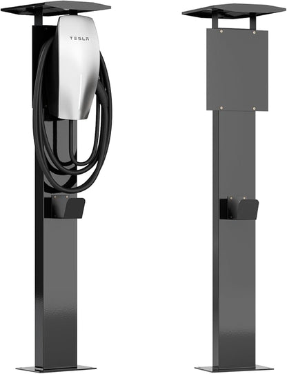 EV Charger Pedestal, Outdoor Electric Vehicle Charger Stand, Freestanding by Maizengauto